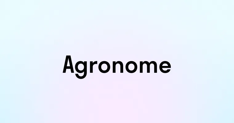 Agronome