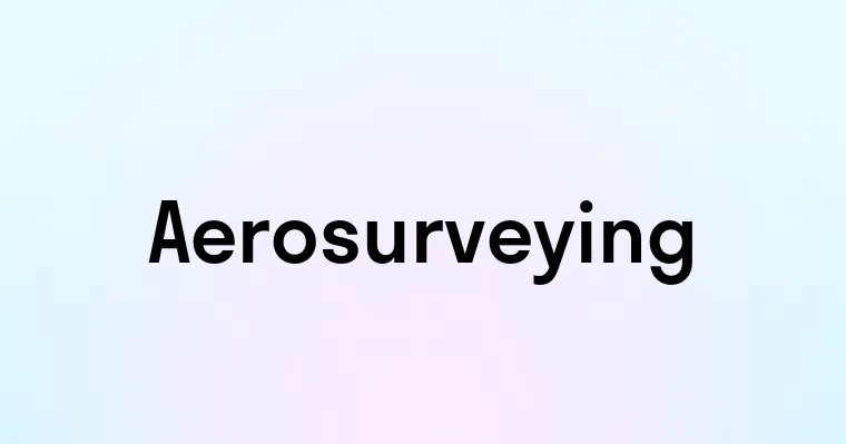 Aerosurveying