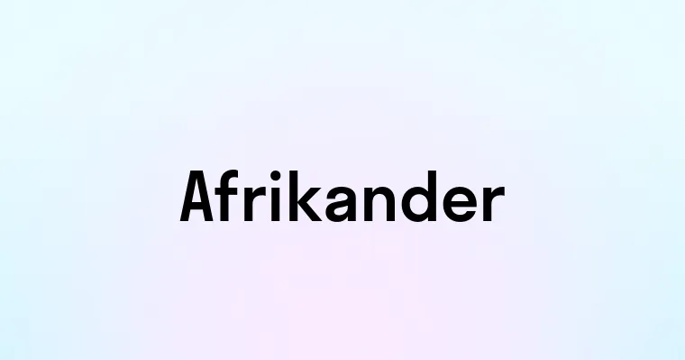 Afrikander