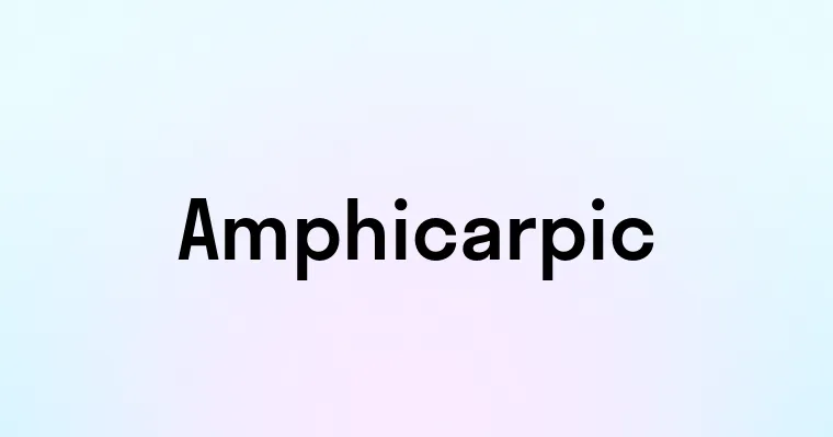 Amphicarpic