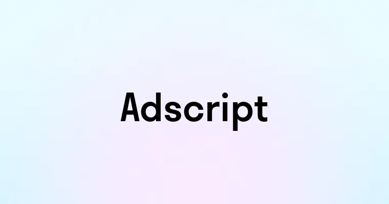 Adscript