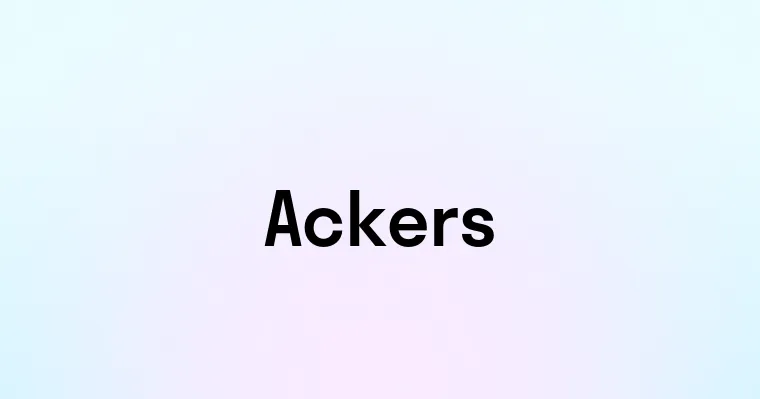 Ackers