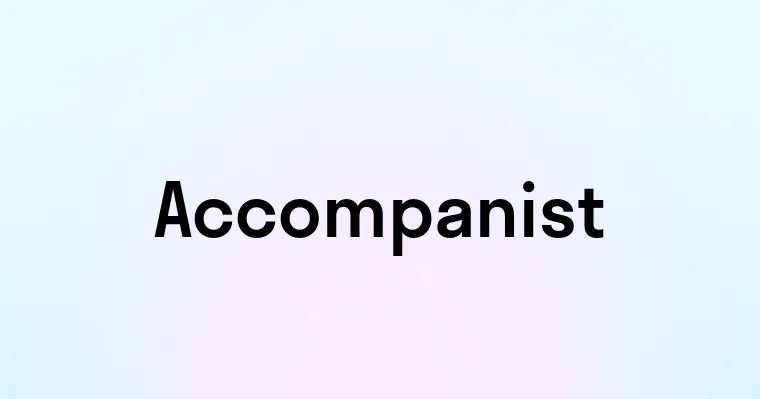 Accompanist