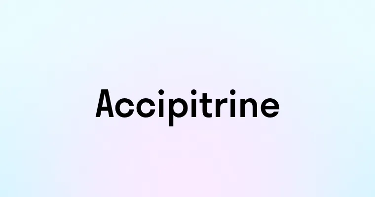 Accipitrine