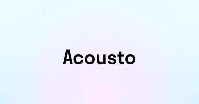 Acousto