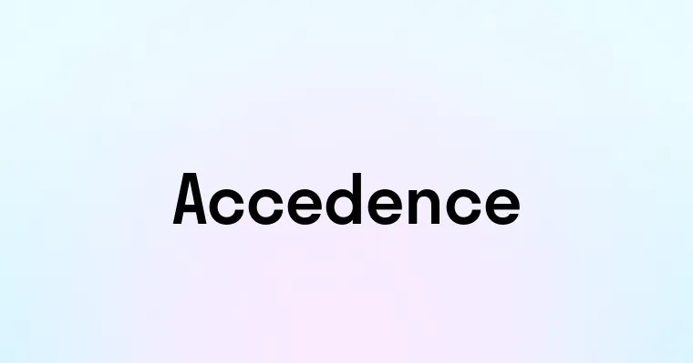 Accedence