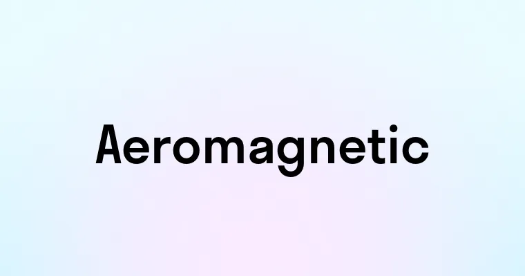 Aeromagnetic