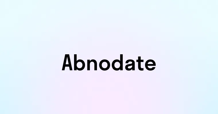 Abnodate