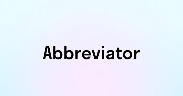 Abbreviator