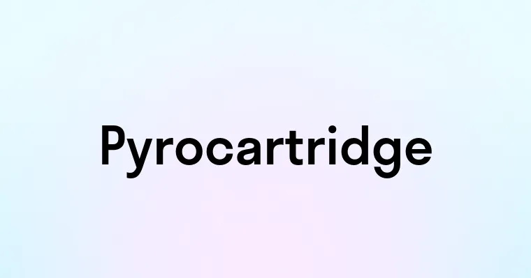 Pyrocartridge