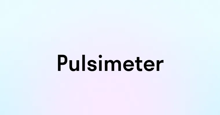 Pulsimeter