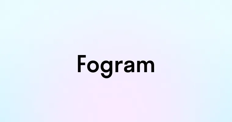 Fogram