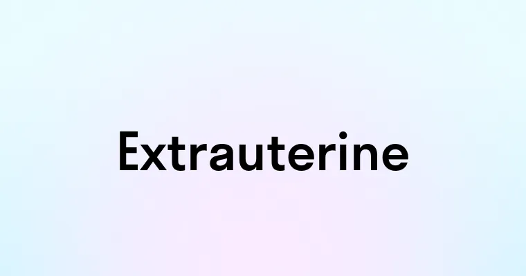 Extrauterine