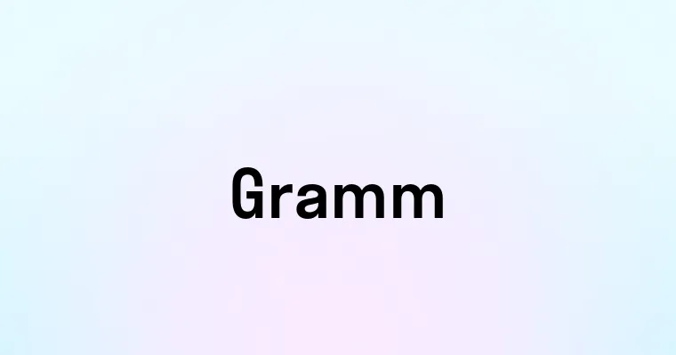 Gramm