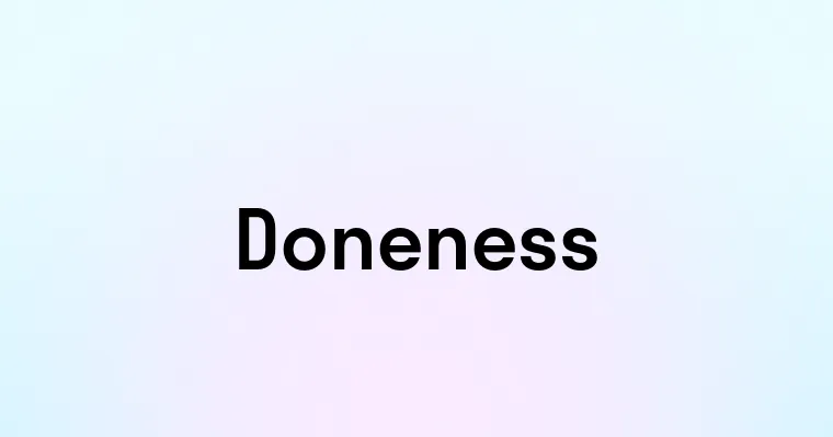 Doneness