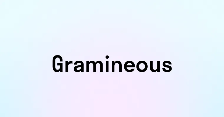 Gramineous