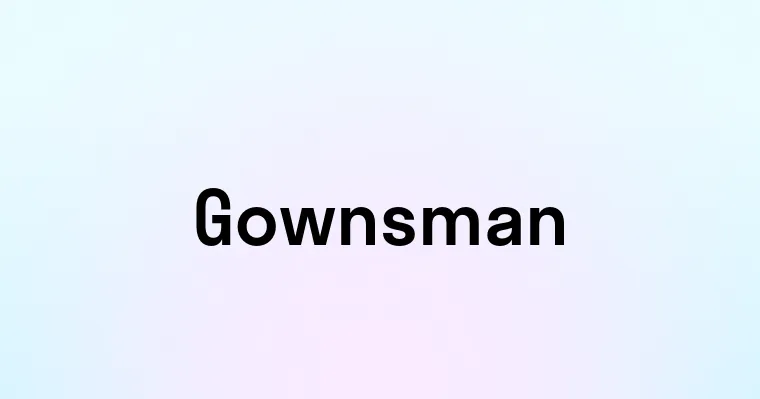 Gownsman