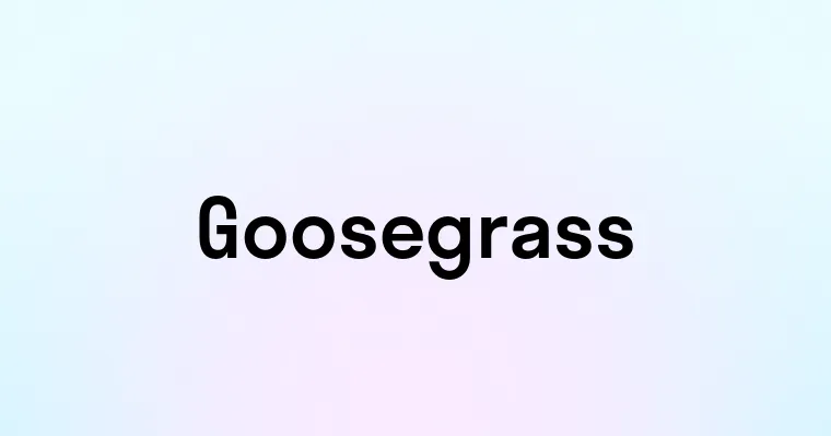 Goosegrass