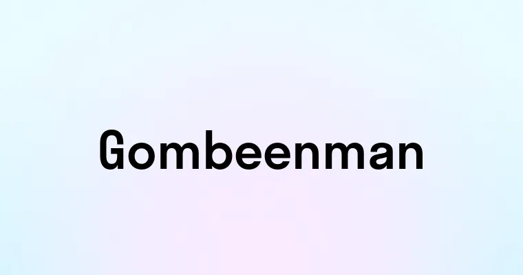 Gombeenman