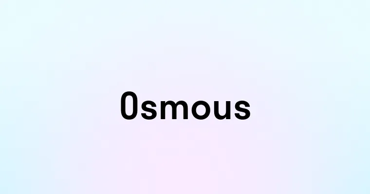 Osmous