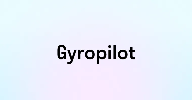 Gyropilot