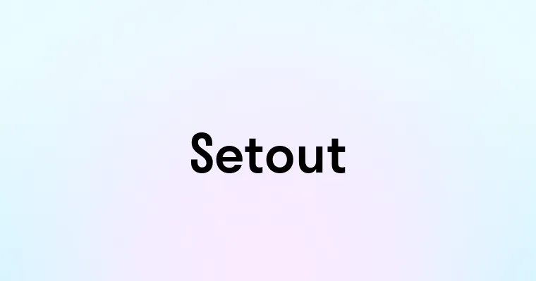 Setout