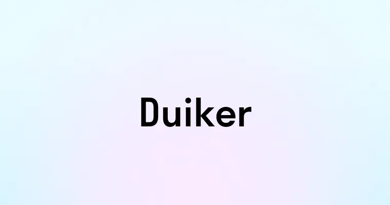 Duiker