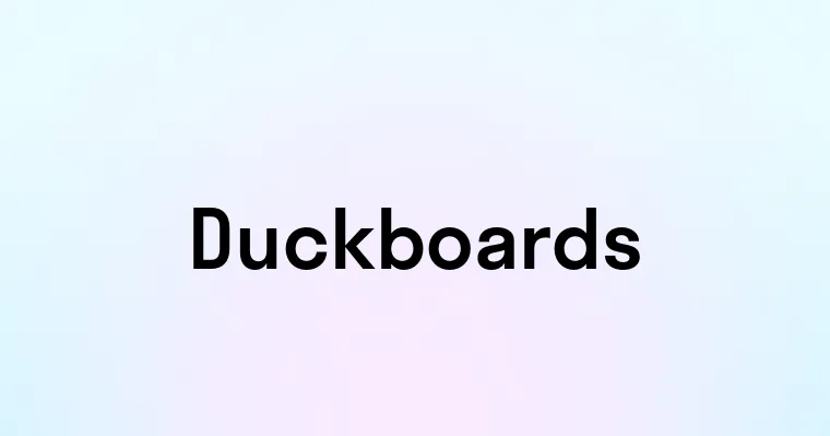 Duckboards