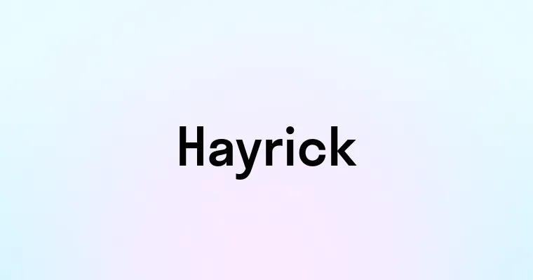 Hayrick