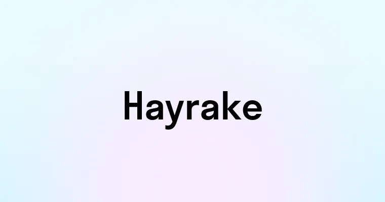 Hayrake