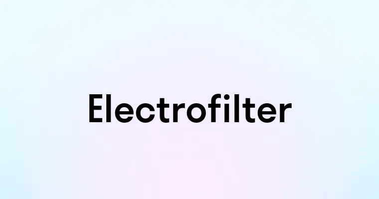 Electrofilter