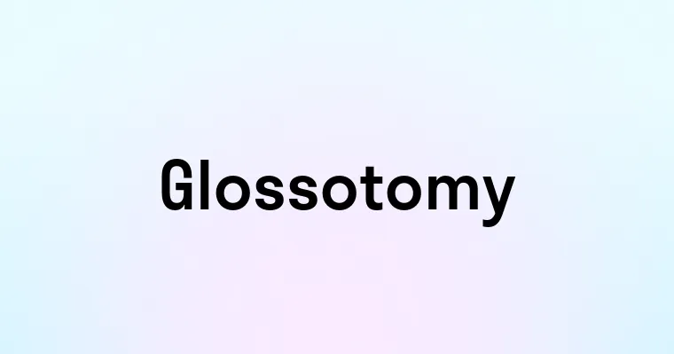 Glossotomy