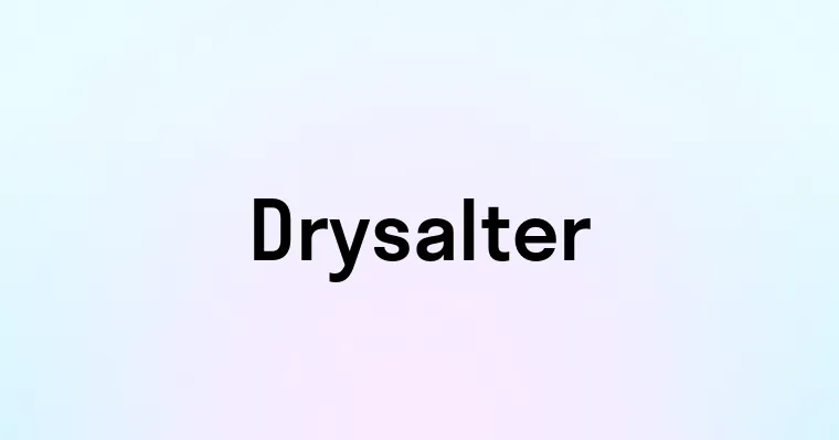 Drysalter