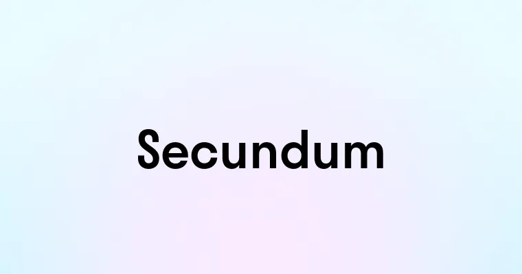 Secundum