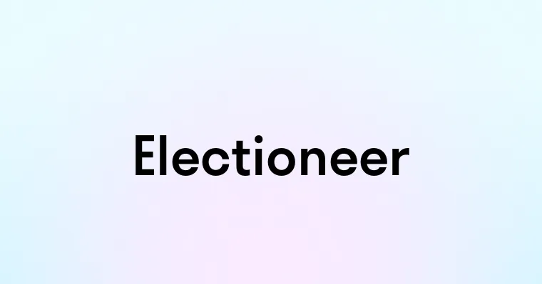 Electioneer