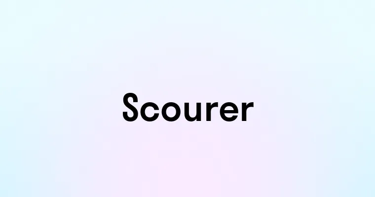 Scourer