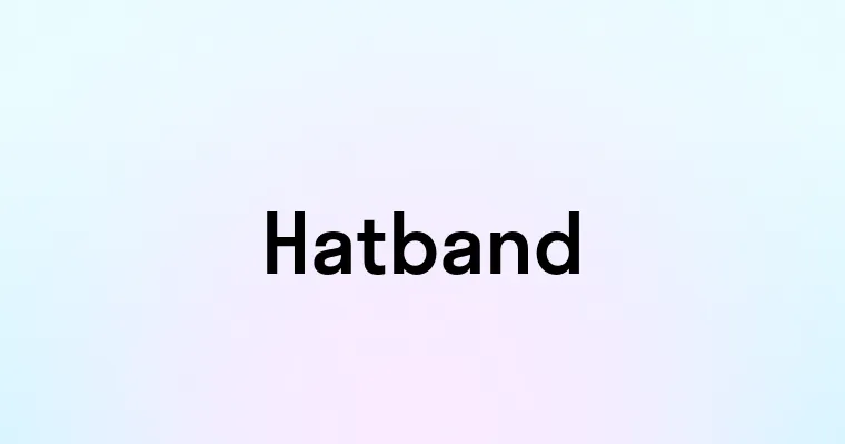 Hatband