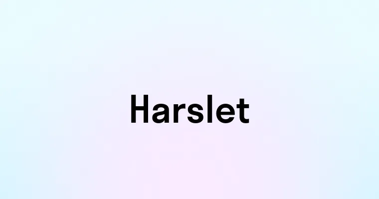 Harslet