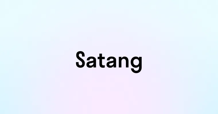 Satang