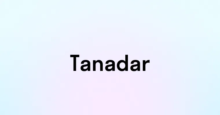 Tanadar