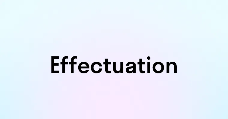 Effectuation