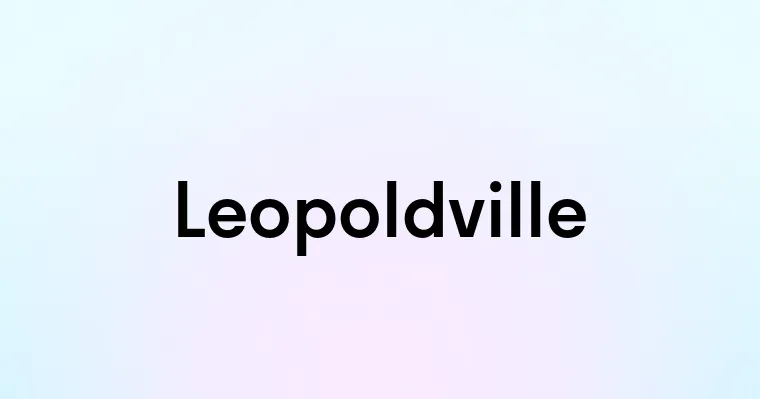 Leopoldville