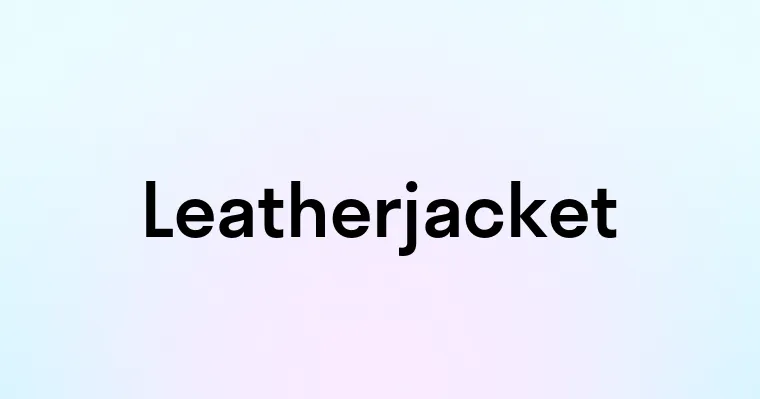 Leatherjacket