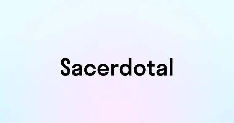 Sacerdotal