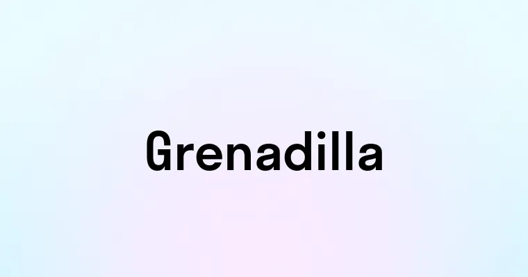 Grenadilla