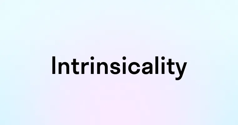 Intrinsicality