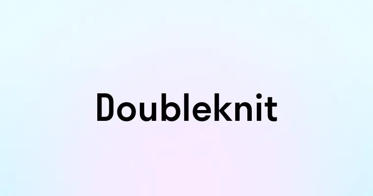 Doubleknit