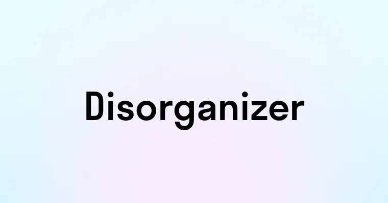 Disorganizer