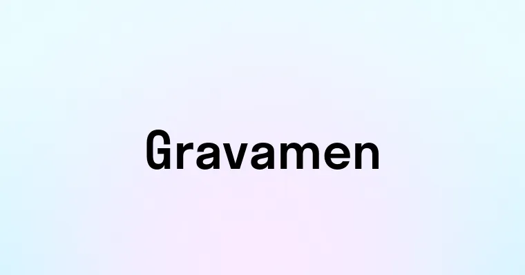 Gravamen