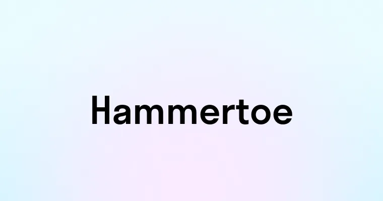 Hammertoe